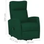 Sillón elevable tela verde oscuro de vidaXL, Sillones - Ref: Foro24-329611, Precio: 380,96 €, Descuento: %