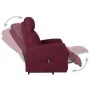 Purple fabric lifting armchair by vidaXL, Armchairs - Ref: Foro24-329612, Price: 348,02 €, Discount: %