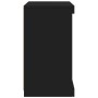 Aparador con luces LED negro 41x37x67 cm