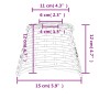 Wicker brown ceiling lampshade Ø15x12 cm by vidaXL, Lampshades - Ref: Foro24-364372, Price: 12,71 €, Discount: %