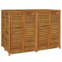 Garten-Aufbewahrungsbox aus massivem Akazienholz 140x87x104 cm von vidaXL, Aufbewahrungsboxen für den Außenbereich - Ref: For...