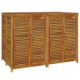 Garten-Aufbewahrungsbox aus massivem Akazienholz 140x87x104 cm von vidaXL, Aufbewahrungsboxen für den Außenbereich - Ref: For...