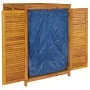 Garten-Aufbewahrungsbox aus massivem Akazienholz 140x87x104 cm von vidaXL, Aufbewahrungsboxen für den Außenbereich - Ref: For...
