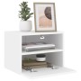 Muebles de pared TV 2 uds madera ingeniería blanco 40x30x30 cm en Muebles TV | Comprar online en Foro24