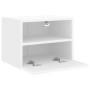 Muebles de pared TV 2 uds madera ingeniería blanco 40x30x30 cm en Muebles TV | Comprar online en Foro24