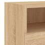 Mueble de TV de pared madera ingeniería roble Sonoma 60x30x30cm en Muebles TV | Comprar online en Foro24