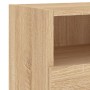 Muebles de TV de pared 2 uds madera roble Sonoma 60x30x30 cm