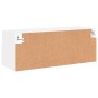 Mueble de pared para TV madera de ingeniería blanco 80x30x30 cm en Muebles TV | Comprar online en Foro24