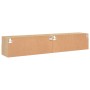 Muebles de pared para TV 2 uds madera roble Sonoma 80x30x30 cm