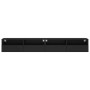 Muebles de pared TV 2 uds madera ingeniería negro 100x30x30 cm