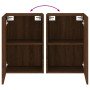 Muebles de TV de pared 2 uds madera marrón roble 40,5x30x60 cm en Muebles TV | Comprar online en Foro24