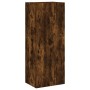 Mueble de TV de pared madera roble ahumado 40,5x30x102 cm en Muebles TV | Comprar online en Foro24