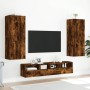 Mueble de TV de pared madera roble ahumado 40,5x30x102 cm en Muebles TV | Comprar online en Foro24