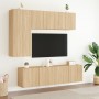 Mueble para TV de pared roble Sonoma 60x30x41 cm