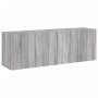 Muebles para TV de pared 2 unidades gris Sonoma 60x30x41 cm