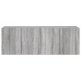 Muebles para TV de pared 2 unidades gris Sonoma 60x30x41 cm