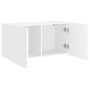 Mueble para TV de pared blanco 80x30x41 cm
