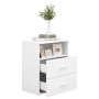 Nachttische 2 Einheiten weiße Spanplatte 50x32x60 cm von vidaXL, Nachttische - Ref: Foro24-803273, Preis: 101,79 €, Rabatt: %