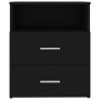 Mesitas de noche 2 unidades negro 50x32x60 cm de vidaXL, Mesitas de noche - Ref: Foro24-803275, Precio: 95,08 €, Descuento: %