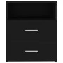 Nightstands 2 units black 50x32x60 cm by vidaXL, Nightstands - Ref: Foro24-803275, Price: 92,06 €, Discount: %