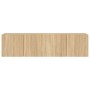 Muebles para TV de pared 2 unidades roble Sonoma 80x30x41 cm en Muebles TV | Comprar online en Foro24