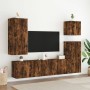 Muebles para TV de pared 2 unidades roble ahumado 80x30x41 cm en Muebles TV | Comprar online en Foro24