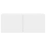 Mueble para TV de pared blanco 100x30x41 cm