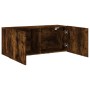 Mueble para TV de pared roble ahumado 100x30x41 cm en Muebles TV | Comprar online en Foro24