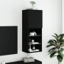 Mueble para TV con luces LED negro 40,5x30x102 cm en Muebles TV | Comprar online en Foro24