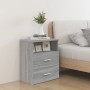 Mesitas de noche 2 unidades gris sonoma 50x32x60 cm de vidaXL, Mesitas de noche - Ref: Foro24-815861, Precio: 107,98 €, Descu...