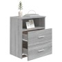 Mesitas de noche 2 unidades gris sonoma 50x32x60 cm de vidaXL, Mesitas de noche - Ref: Foro24-815861, Precio: 107,98 €, Descu...