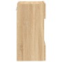 Mueble de TV de pared con luces LED roble Sonoma 40x30x60,5 cm en Muebles TV | Comprar online en Foro24