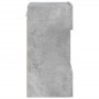 Mueble de TV de pared con luces LED gris hormigón 40x30x60,5 cm en Muebles TV | Comprar online en Foro24