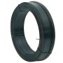 Alambre de atar vallas acero verde ennegrecido 250 m 0,9/1,4 mm