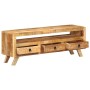 TV-Schrank aus massivem Mangoholz, 110 x 30 x 40 cm von vidaXL, TV-Möbel - Ref: Foro24-337064, Preis: 263,86 €, Rabatt: %