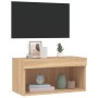 Mueble para TV con luces LED roble Sonoma 60x30x30 cm en Muebles TV | Comprar online en Foro24