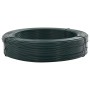 Alambre de atar vallas acero verde ennegrecido 250 m 0,9/1,4 mm