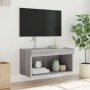 Mueble para TV con luces LED gris Sonoma 60x30x30 cm en Muebles TV | Comprar online en Foro24