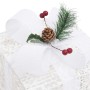 Dekorative Weihnachtsgeschenkbox, 3-teilig, weiß, für Innen- und Außenbereich. von vidaXL, Weihnachtsbeleuchtung - Ref: Foro2...