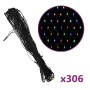Red de luces de Navidad 306 LED colores 3x3 m interior/exterior by vidaXL, Hoses and string lights - Ref: Foro24-328781, Pric...