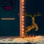 Goldenes weihnachtliches Deko-Rentier mit 120 warmweißen LEDs von vidaXL, Weihnachtsbeleuchtung - Ref: Foro24-329768, Preis: ...