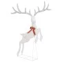 White Christmas decorative reindeer 120 cold white LEDs by vidaXL, Christmas lights - Ref: Foro24-329769, Price: 63,44 €, Dis...