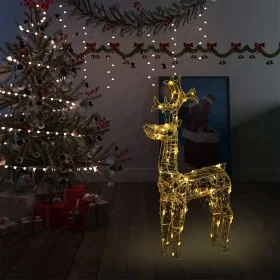 Weihnachtsrentier 90 LEDs Acryl 60x16x100 cm von vidaXL, Weihnachtsbeleuchtung - Ref: Foro24-329777, Preis: 73,82 €, Rabatt: %