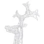 Christmas reindeer 90 LEDs acrylic 60x16x100 cm by vidaXL, Christmas lights - Ref: Foro24-329777, Price: 73,82 €, Discount: %