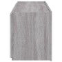 Mueble de TV de pared con luces LED gris Sonoma 100x35x41 cm