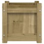 Jardinera madera maciza de pino impregnada 31x31x31 cm en Maceteros y jardineras | Comprar online en Foro24
