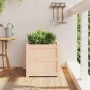 Jardinera madera maciza de pino 50x50x50 cm en Maceteros y jardineras | Comprar online en Foro24