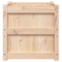 Jardinera madera maciza de pino 50x50x50 cm en Maceteros y jardineras | Comprar online en Foro24