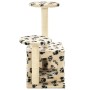 Katzenkratzbaum mit Sisalstamm 60 cm beige Drucke von vidaXL, Katzenmöbel - Ref: Foro24-170520, Preis: 34,91 €, Rabatt: %