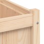 Jardineras de exterior 2 unidades madera maciza de pino en Maceteros y jardineras | Comprar online en Foro24